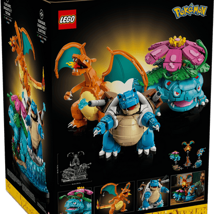 LEGO - Dracaufeu, Florizard et Tortank